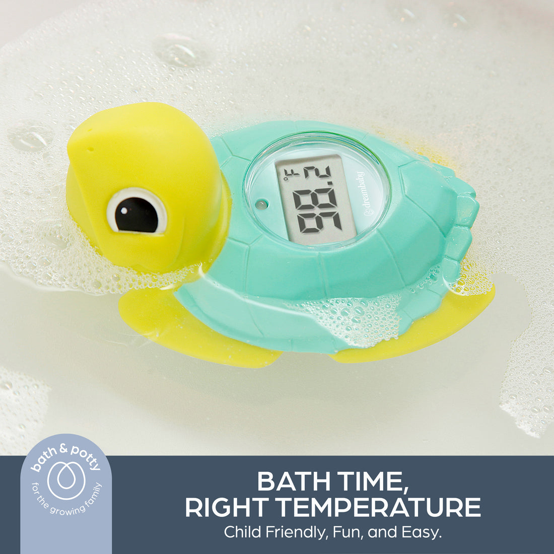Room & Bath Thermometer - Turtle