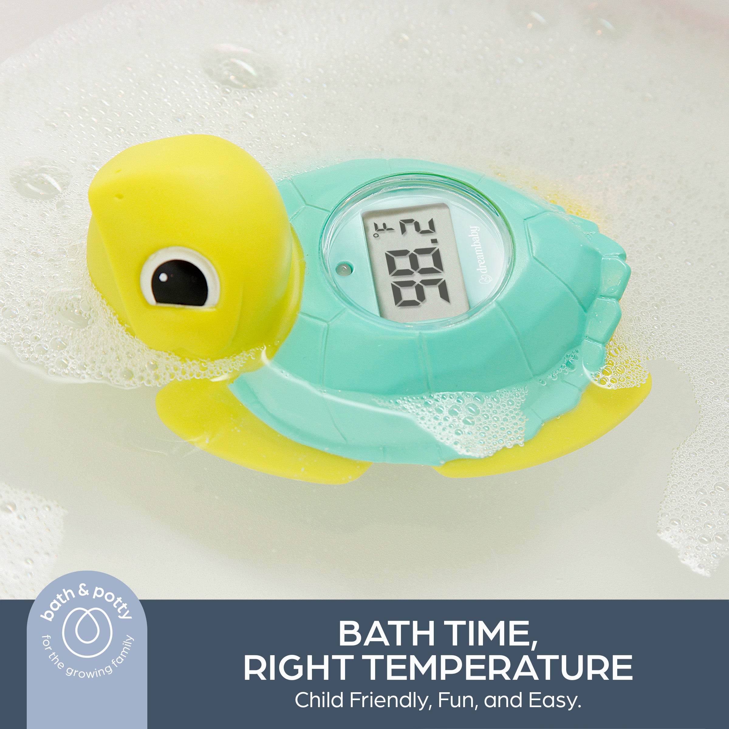 Room & Bath Thermometer - Turtle