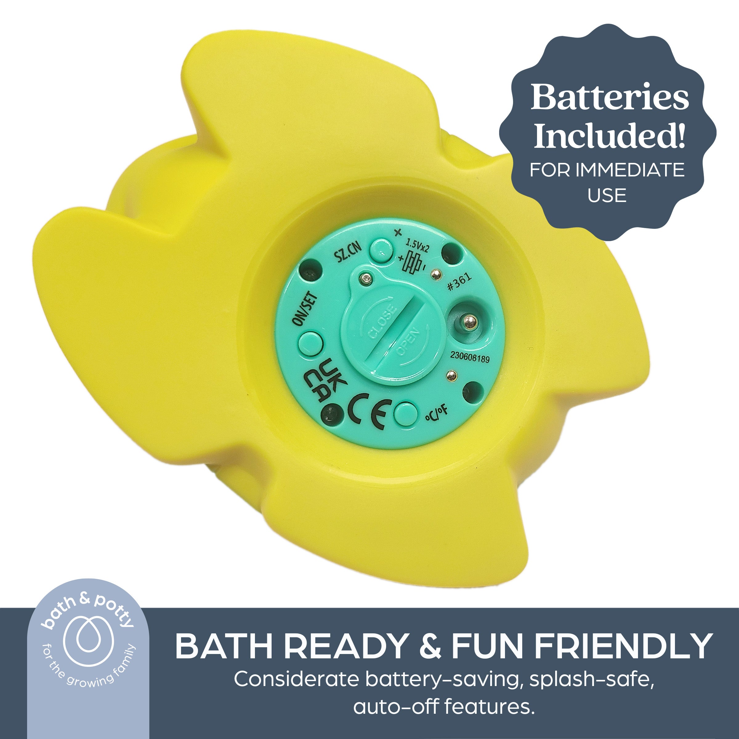 Room & Bath Thermometer - Turtle