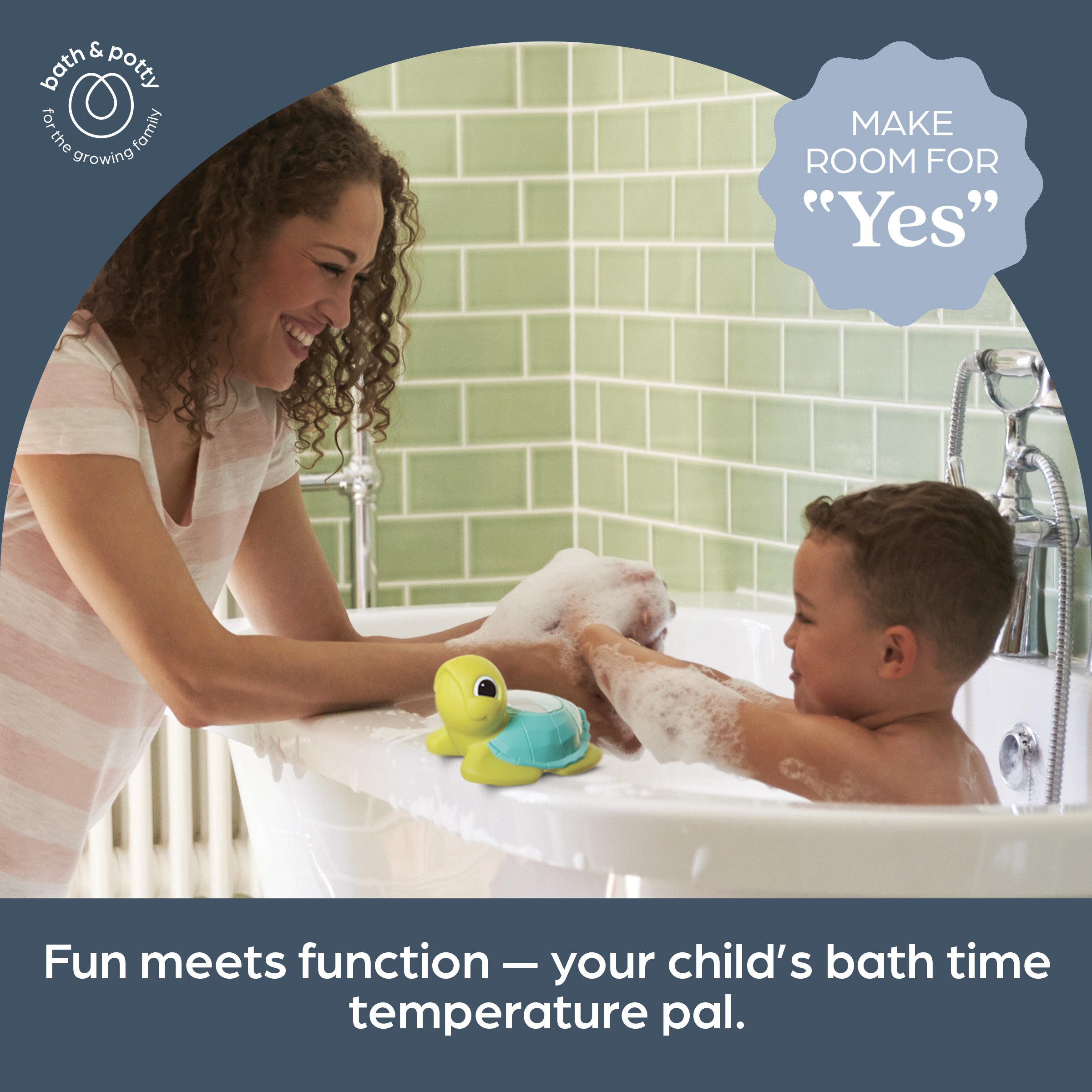 Room & Bath Thermometer - Turtle