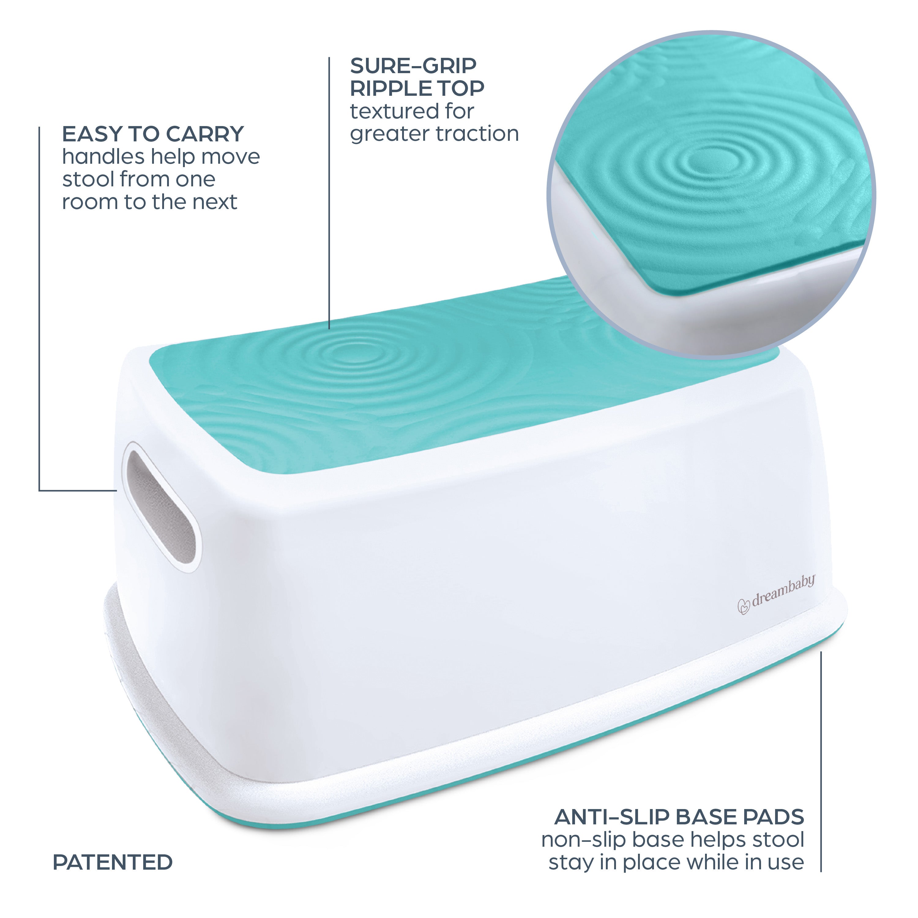 Toddler & Me Step Stool - Aqua