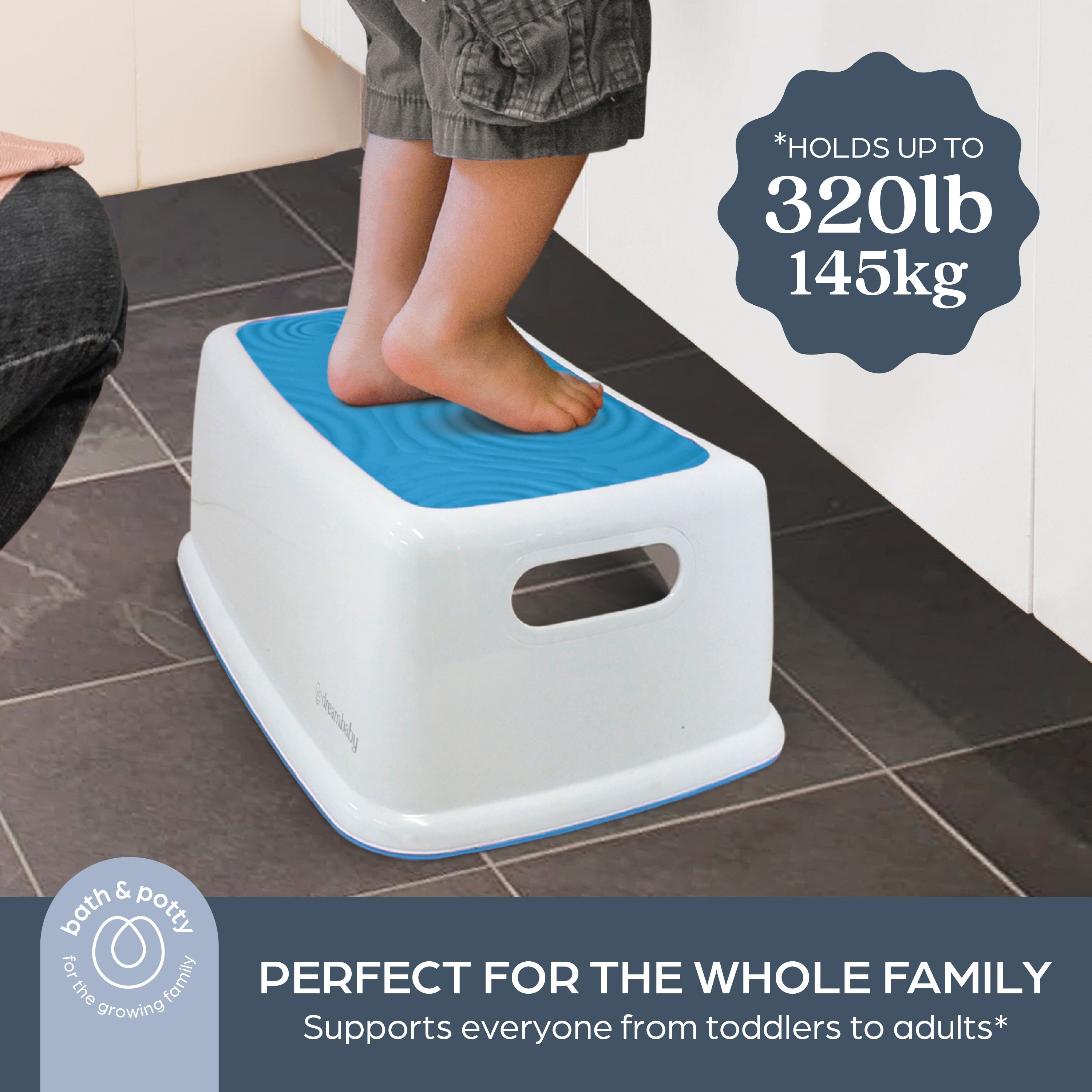 Toddler & Me Step Stool - Blue