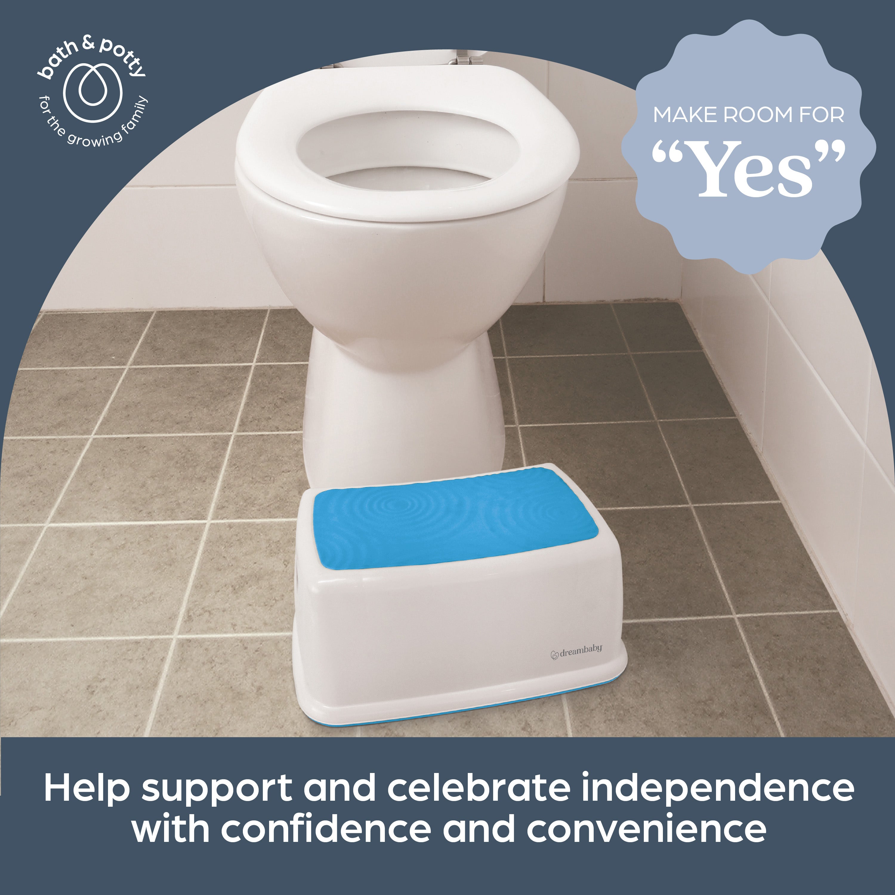 Toddler & Me Step Stool - Blue