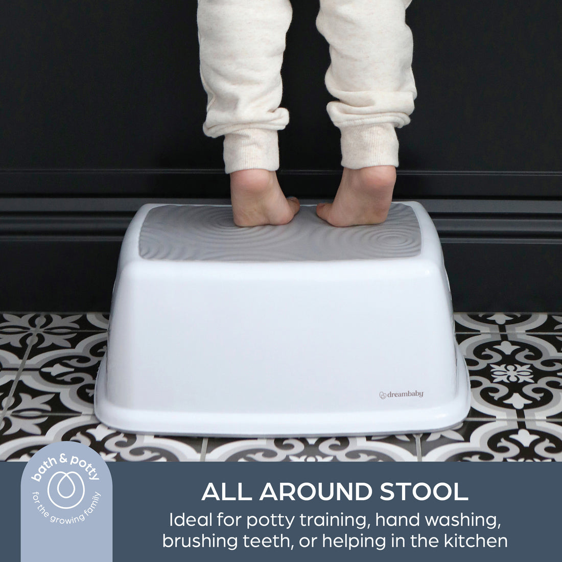 Toddler & Me™ Step Stool, Grey