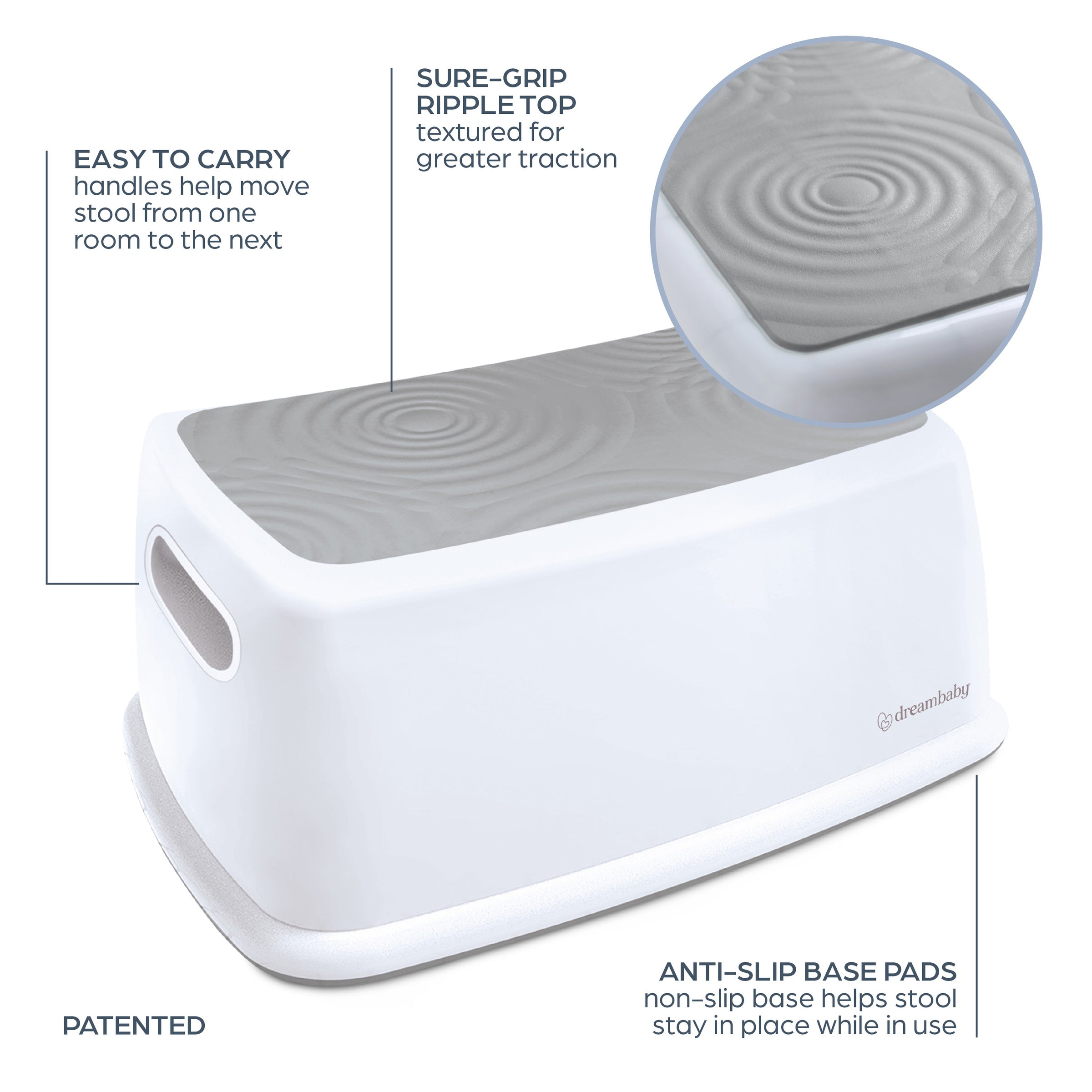 Toddler & Me™ Step Stool, Grey
