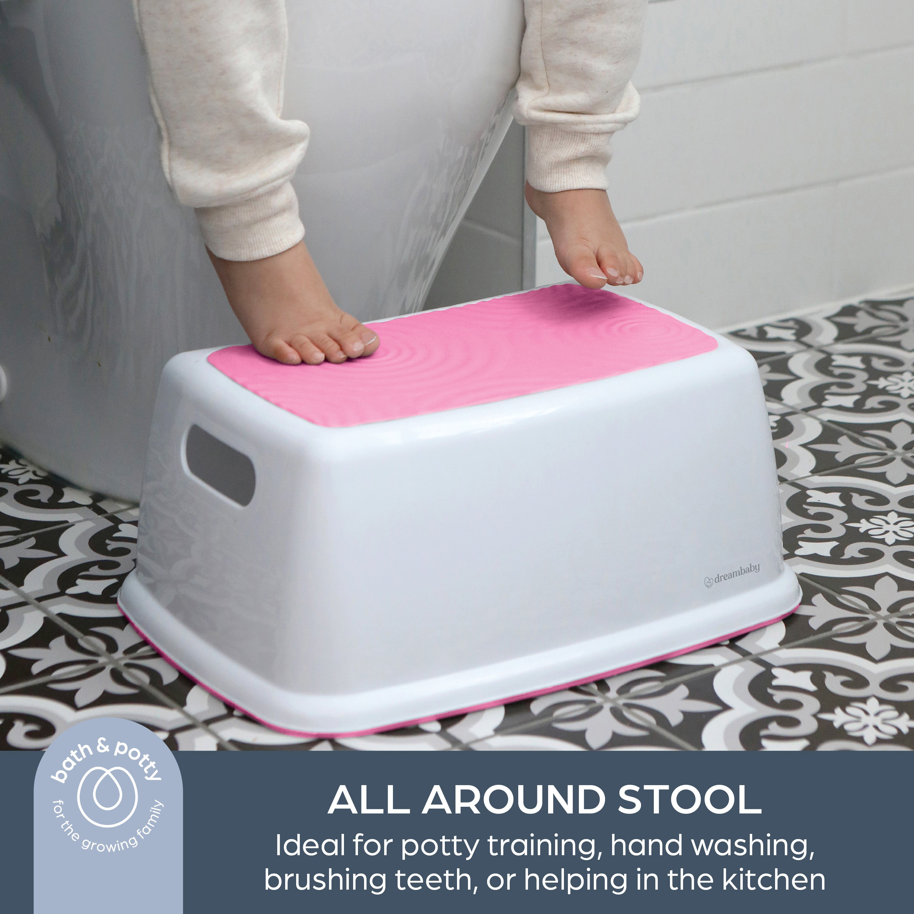Toddler & Me Step Stool - Pink