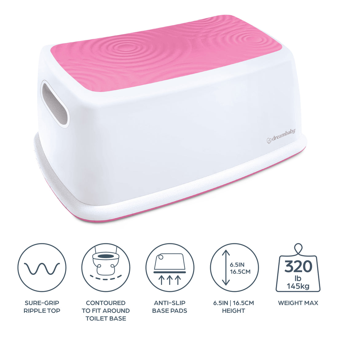 Toddler & Me Step Stool - Pink