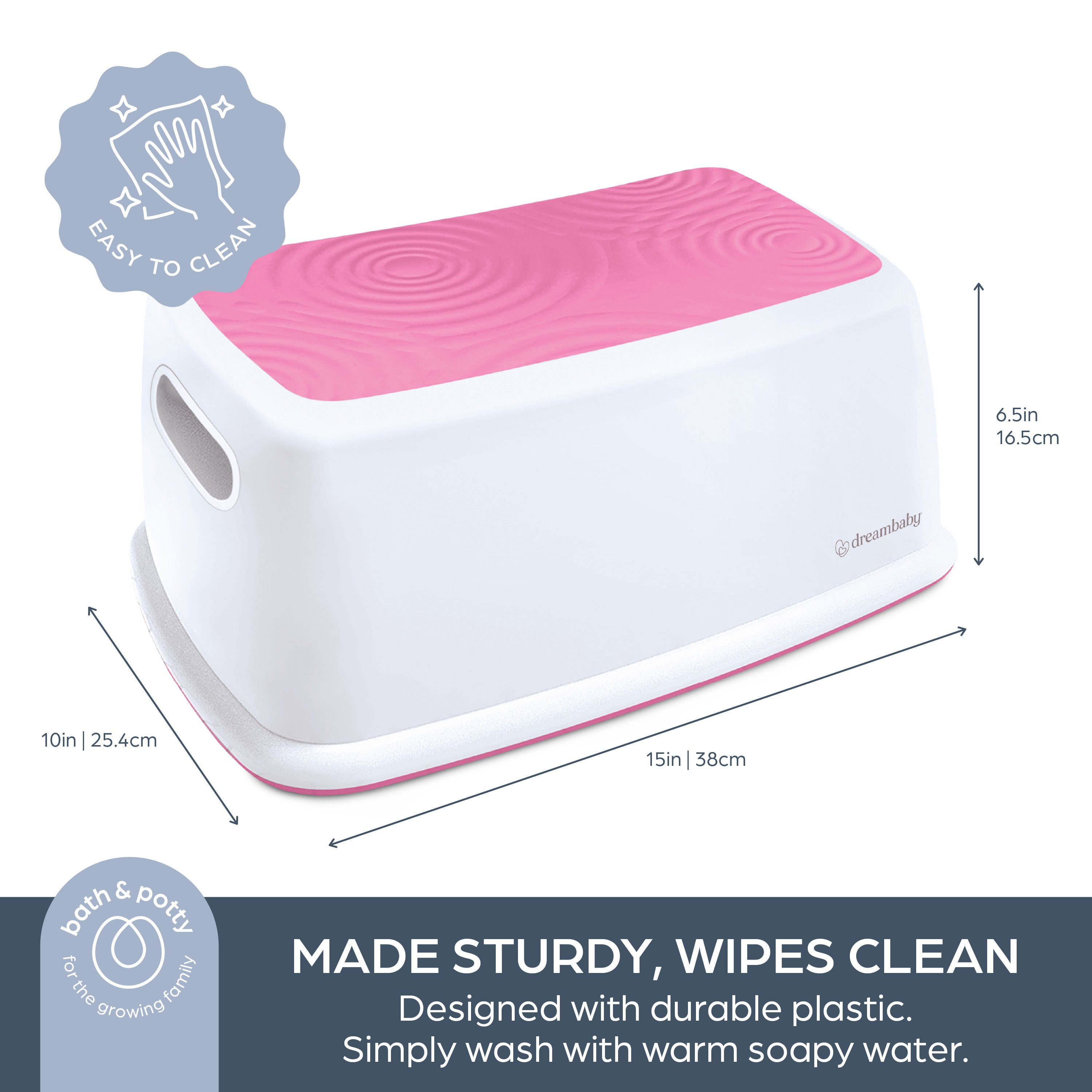 Toddler & Me Step Stool - Pink
