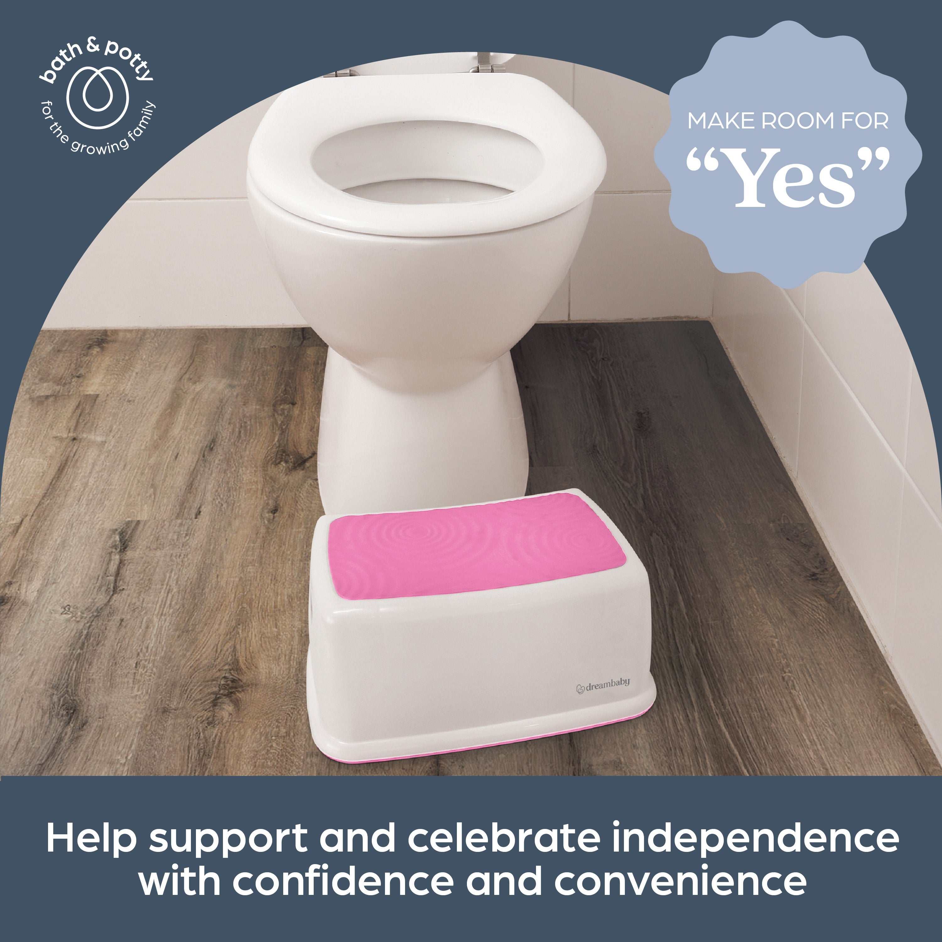Toddler & Me Step Stool - Pink