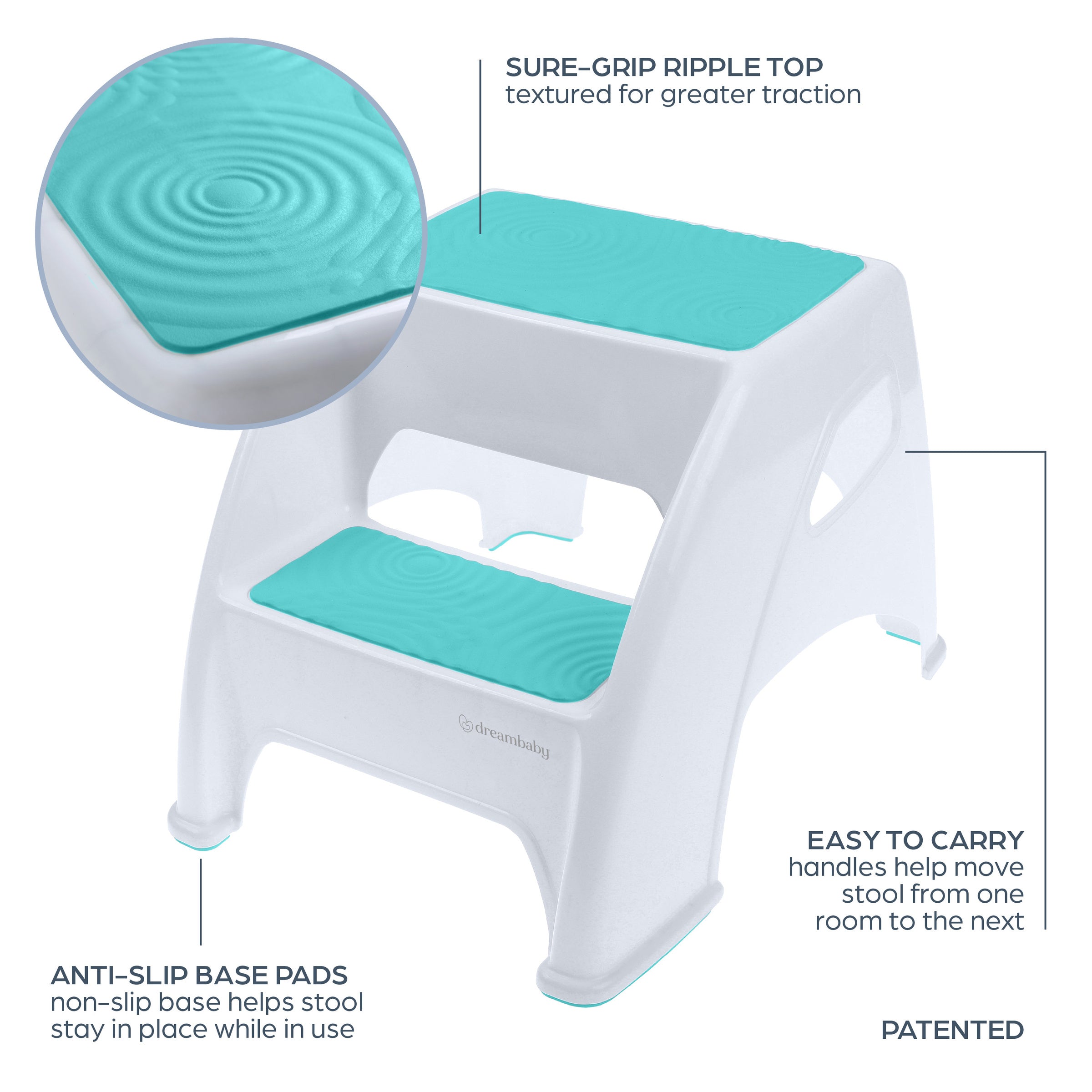 Toddler & Me® 2 Up Step Stool - Aqua