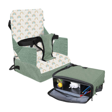 Portable Toddler Booster Seat | Rainbow Sage