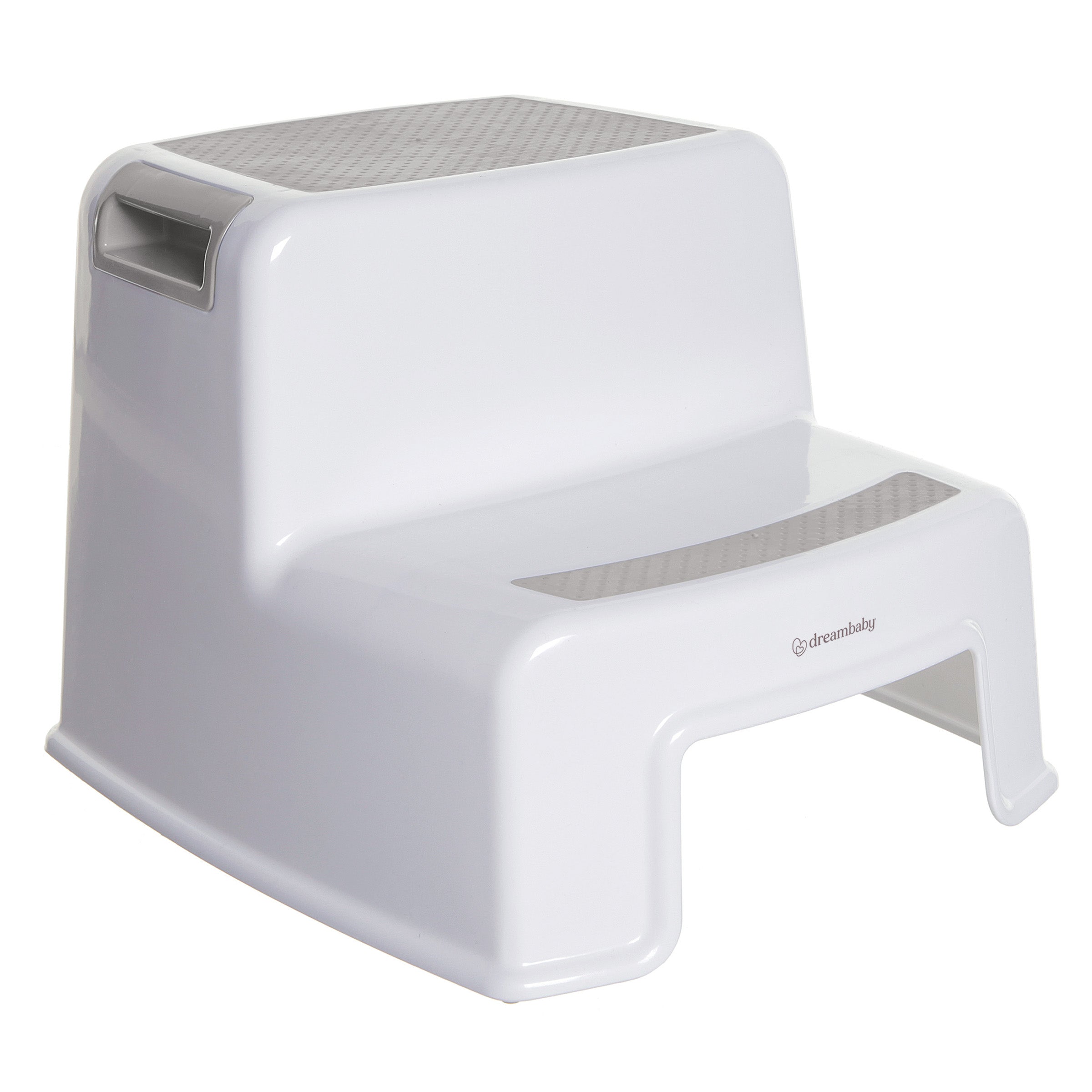 2-Up Step Stool Grey & White