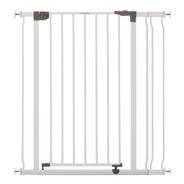 Liberty Extra Tall 29.5-36.5In Easy Close Metal Baby Gate - White