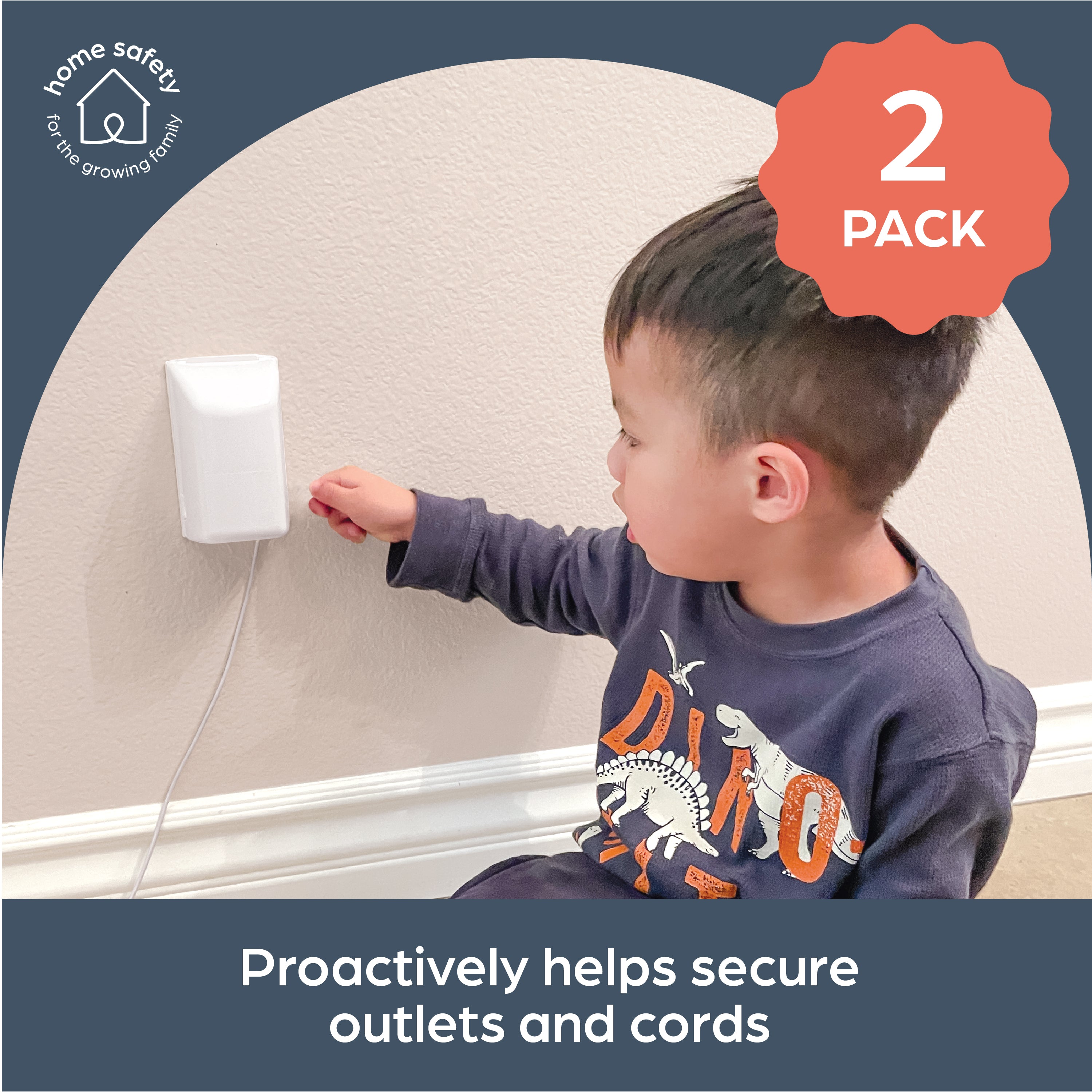 Dual Fit Plug & Electrical Outlet Covers - 2 Pack