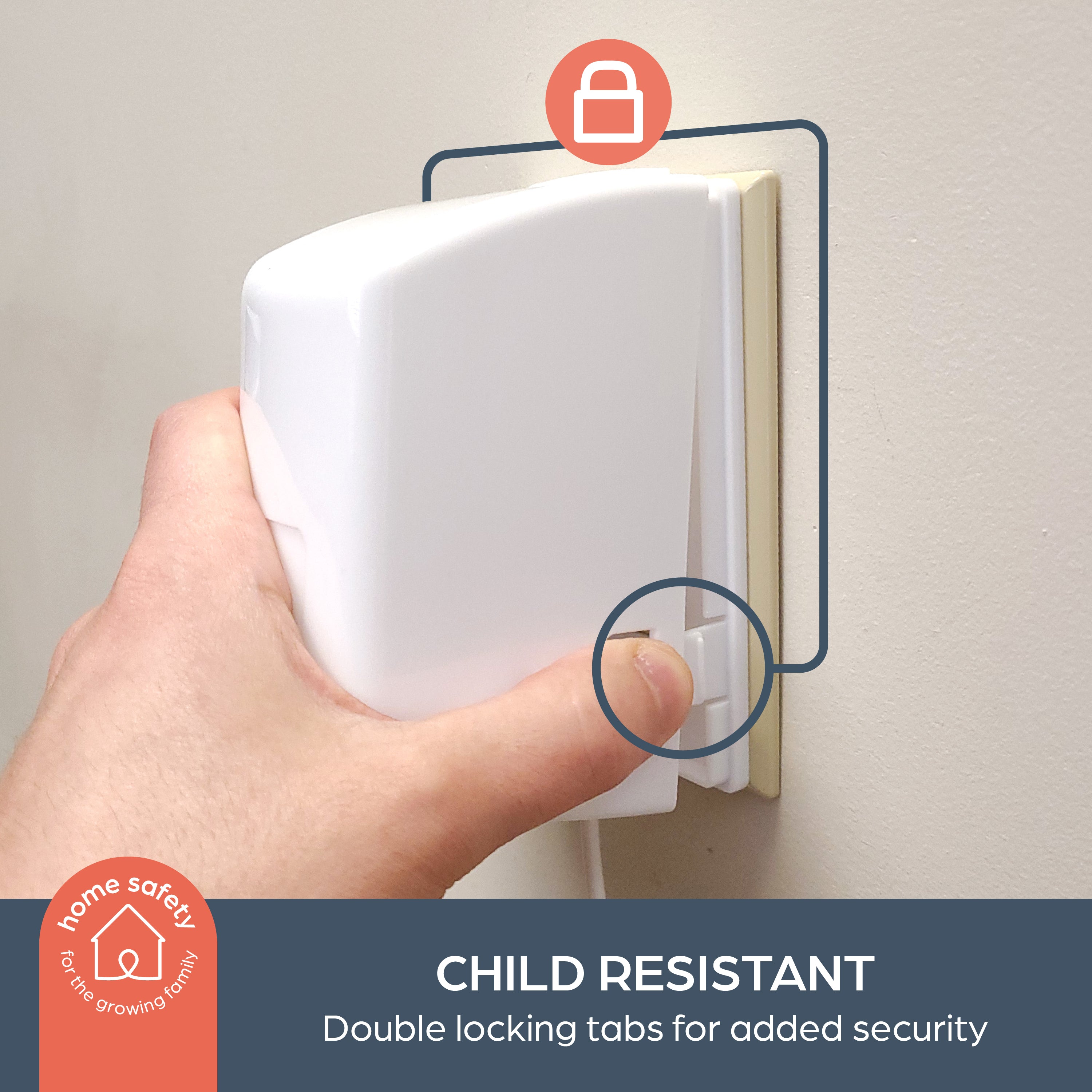 Ezy-Fit Plug & Electrical Outlet Cover - 2 Pack