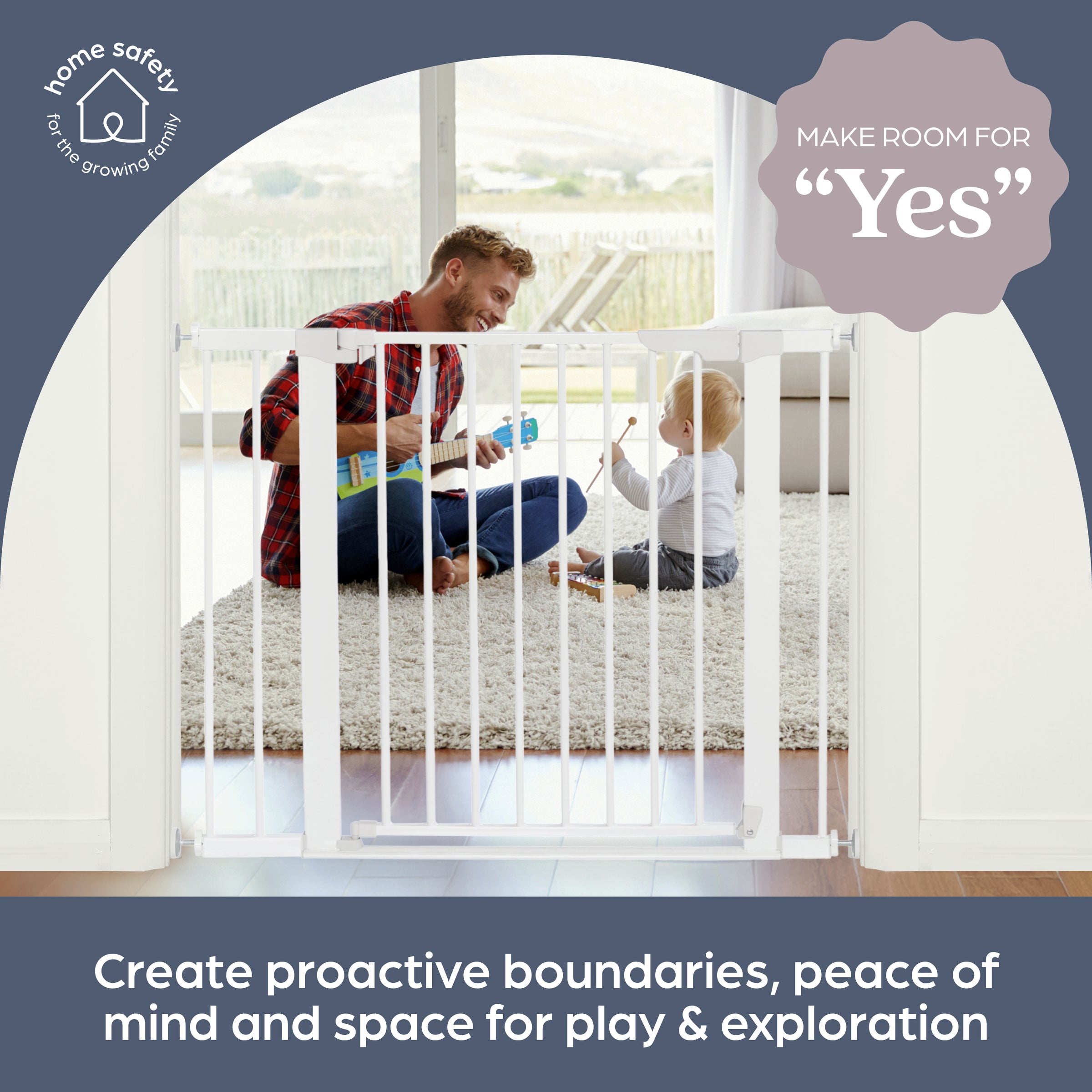 Infinity Wide Walk-Thru Pressure Mounted Gate