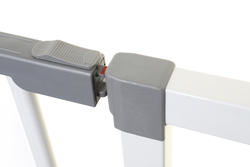 Liberty Extra Wide 39-42In Easy Close Metal Baby Safety Gate - White
