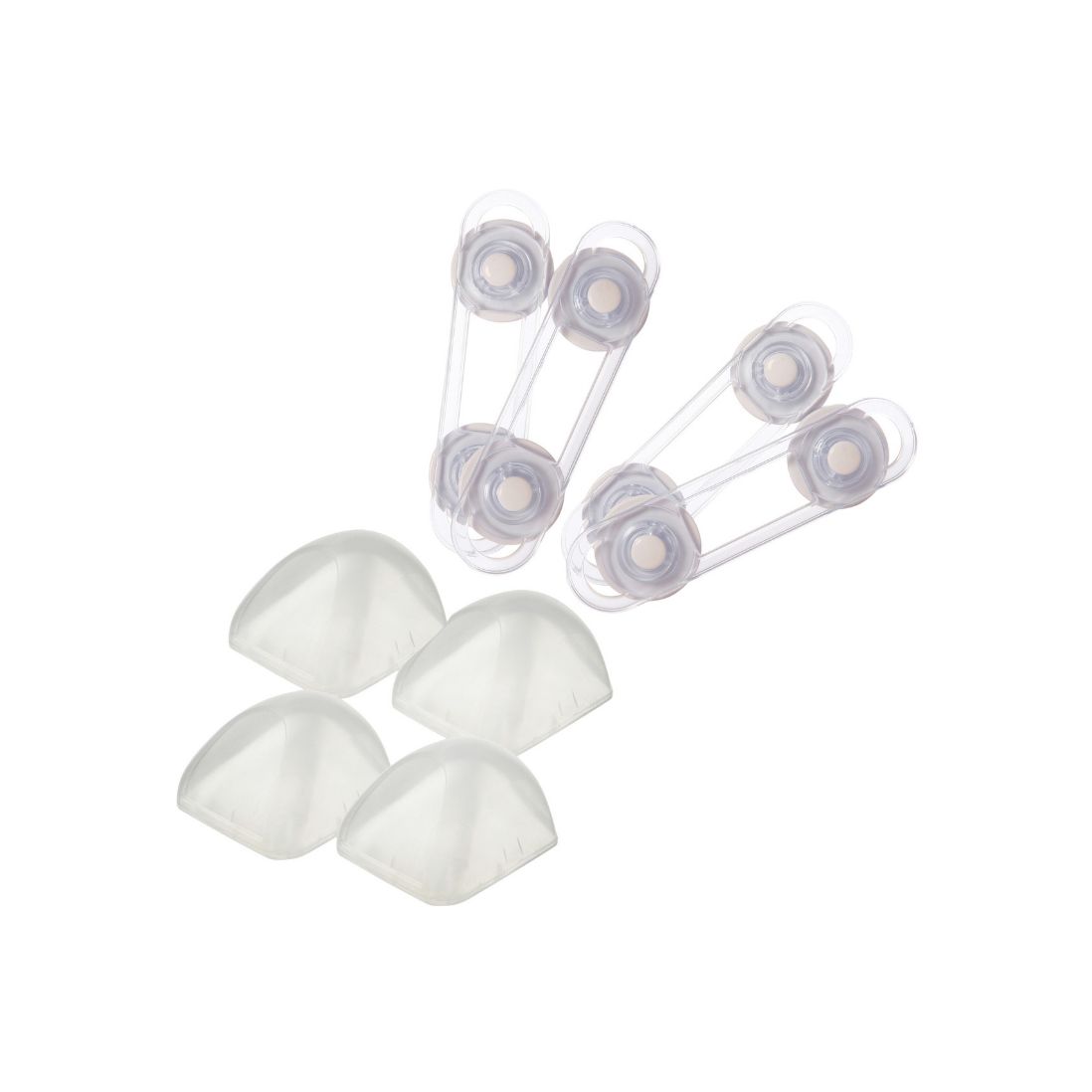 Bundle: Sp2 - 4 Soft Touch Corner Cushions + 4 Flexible Mini Multi-P