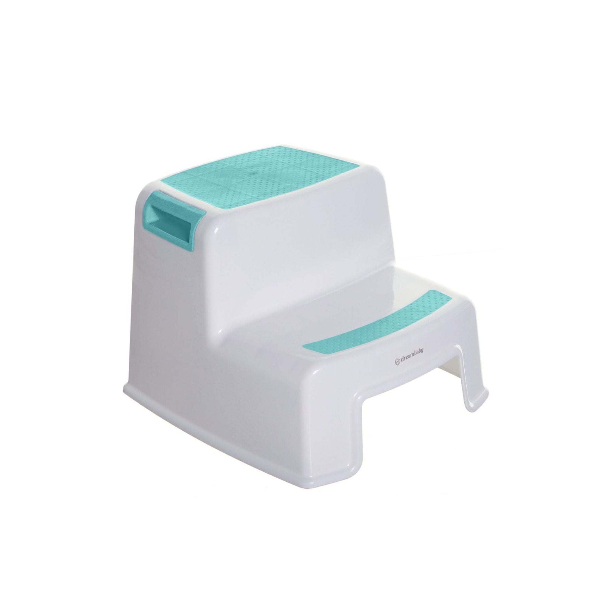 2-Up Step Stool Aqua & White
