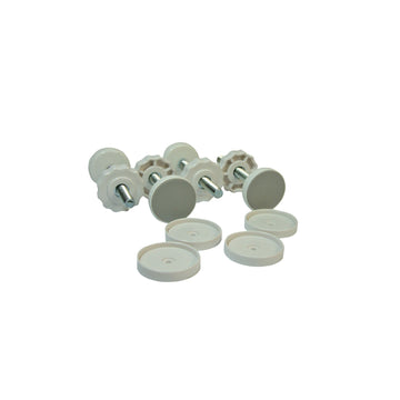 Security Gate 4 Pc Installation Kit - White