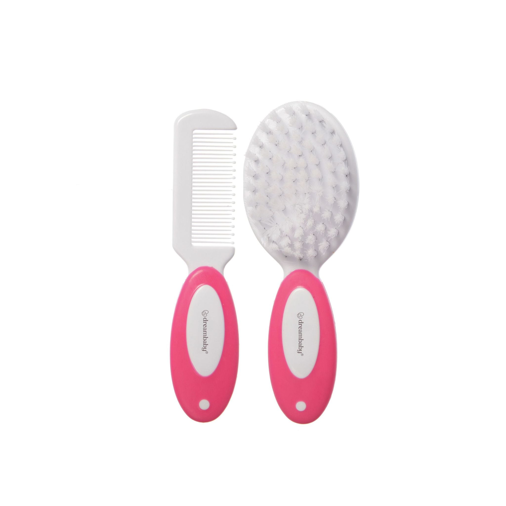 Deluxe Brush & Comb Set - Pink
