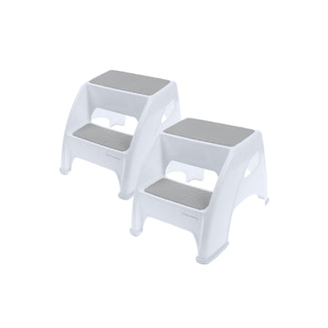 Toddler & Me 2-Step Stool - Aqua 2pk
