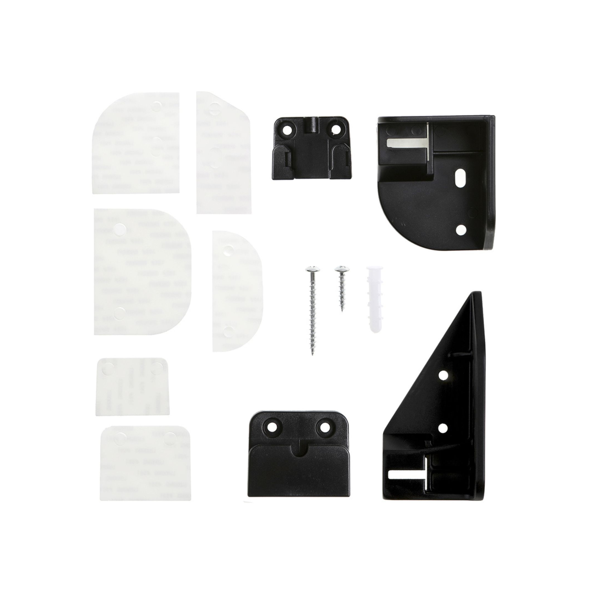 Glide N' Hide Retractable Gate Installation Kit - Black
