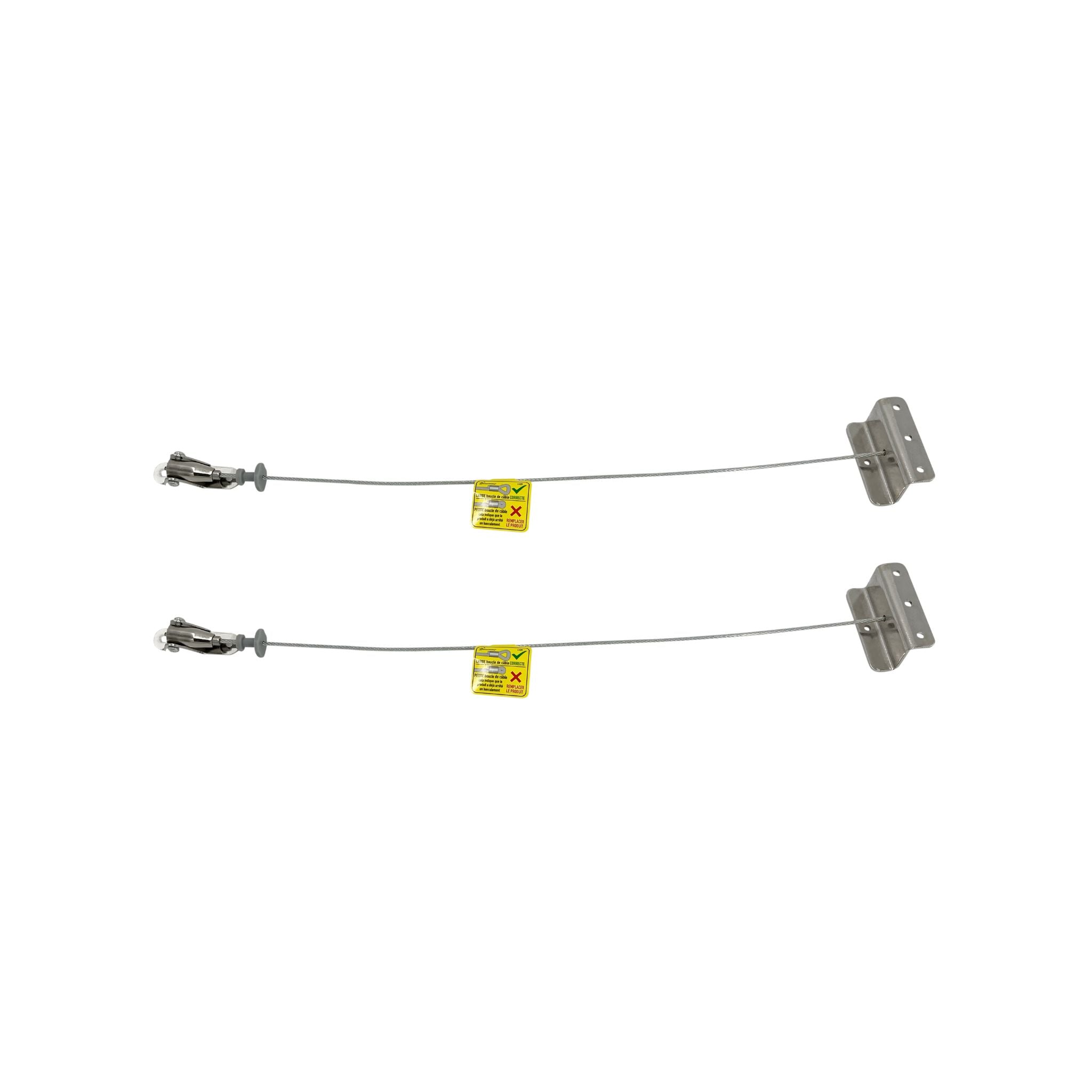 Hinged Metal Furniture Anchors, 2pk