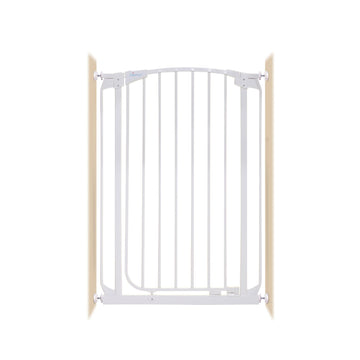 Chelsea 1 Meter Tall Auto Close Metal Baby Gate - White (71 - 82cm wide)