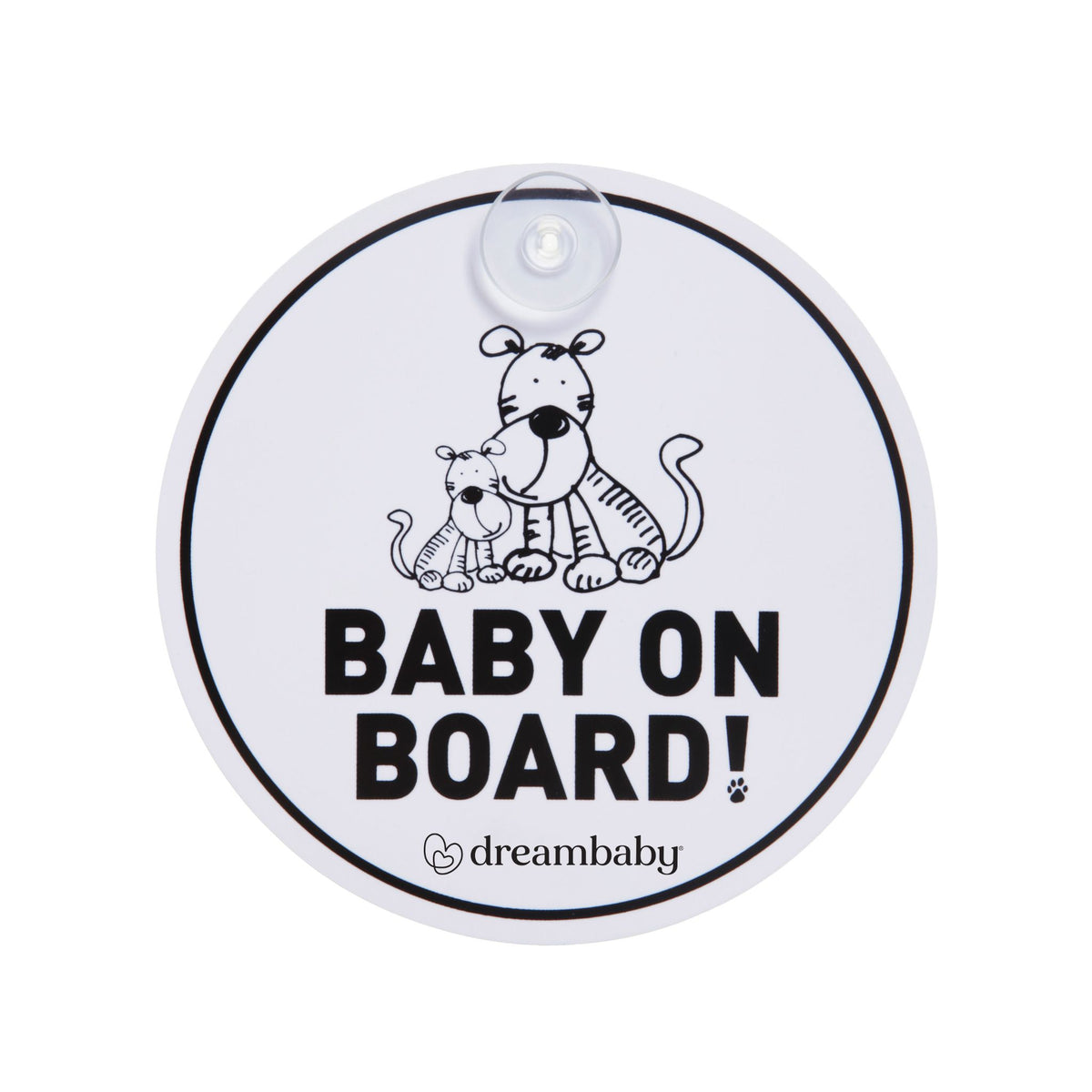 Tiger Baby On Board Sign