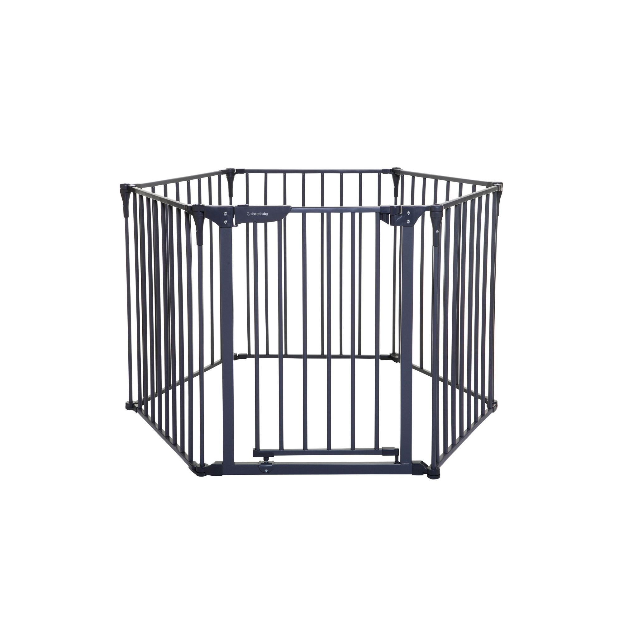 Royale 3-in-1 Converta® Play-Yard, wide Adjusta-Gate® and Fireplace Barrier - Charcoal