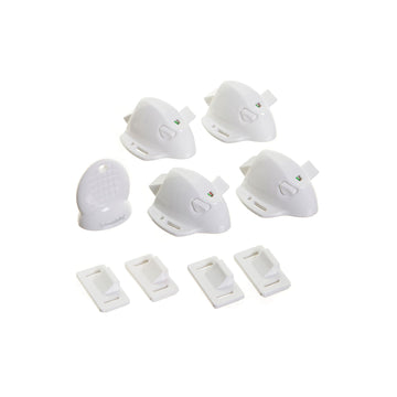 Adhesive Mag Lock 4 Locks 1 Key