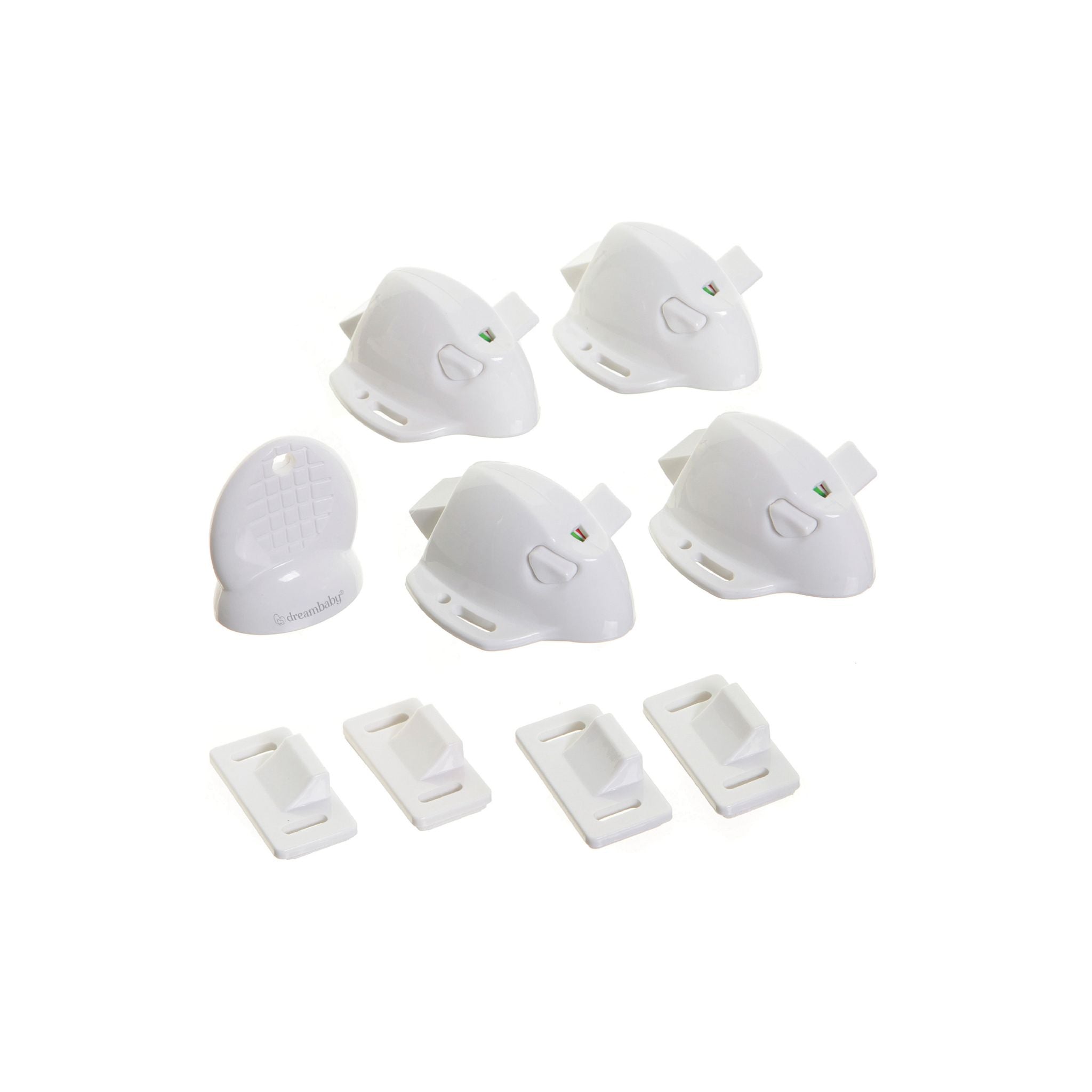 Adhesive Mag Lock 4 Locks 1 Key