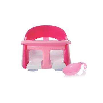 Premium Bath Seat With Water Scoop - Pink