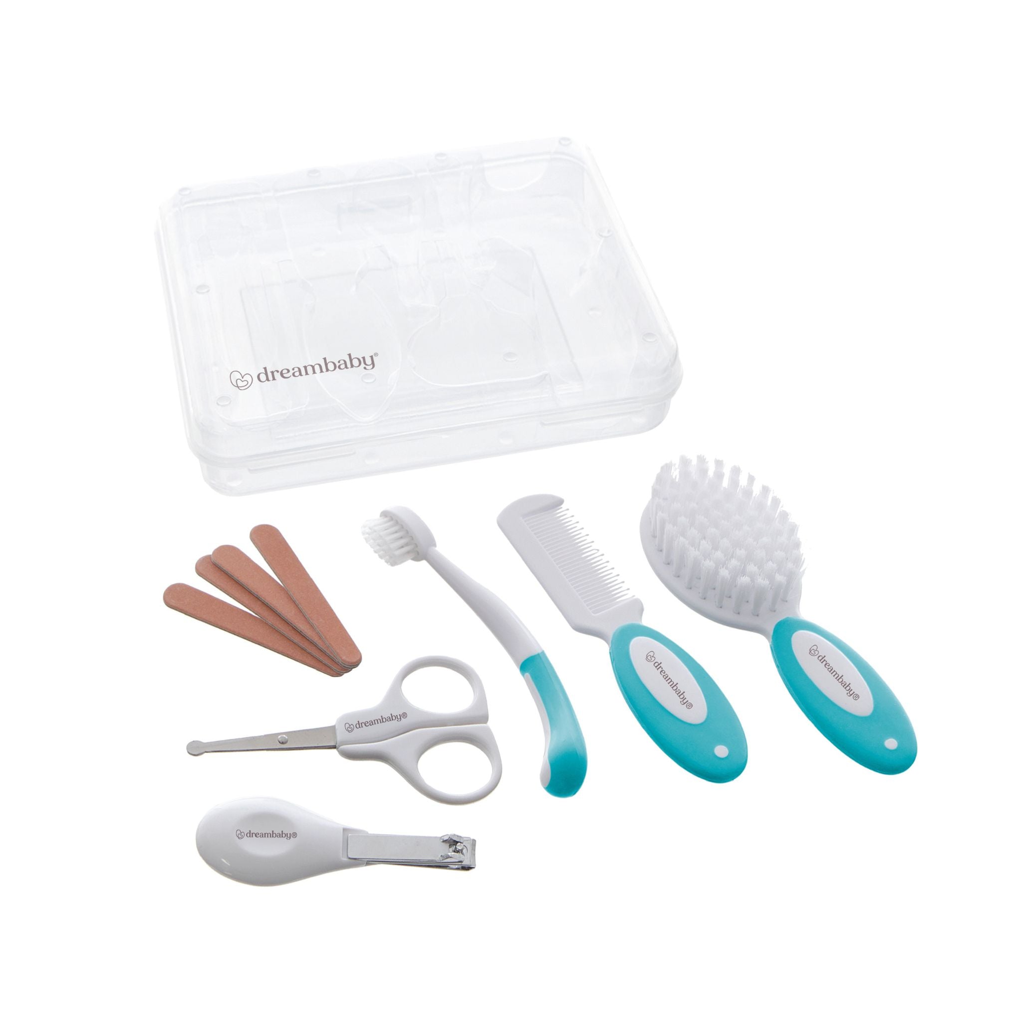 Essential Grooming Kit - 10 Piece, Aqua