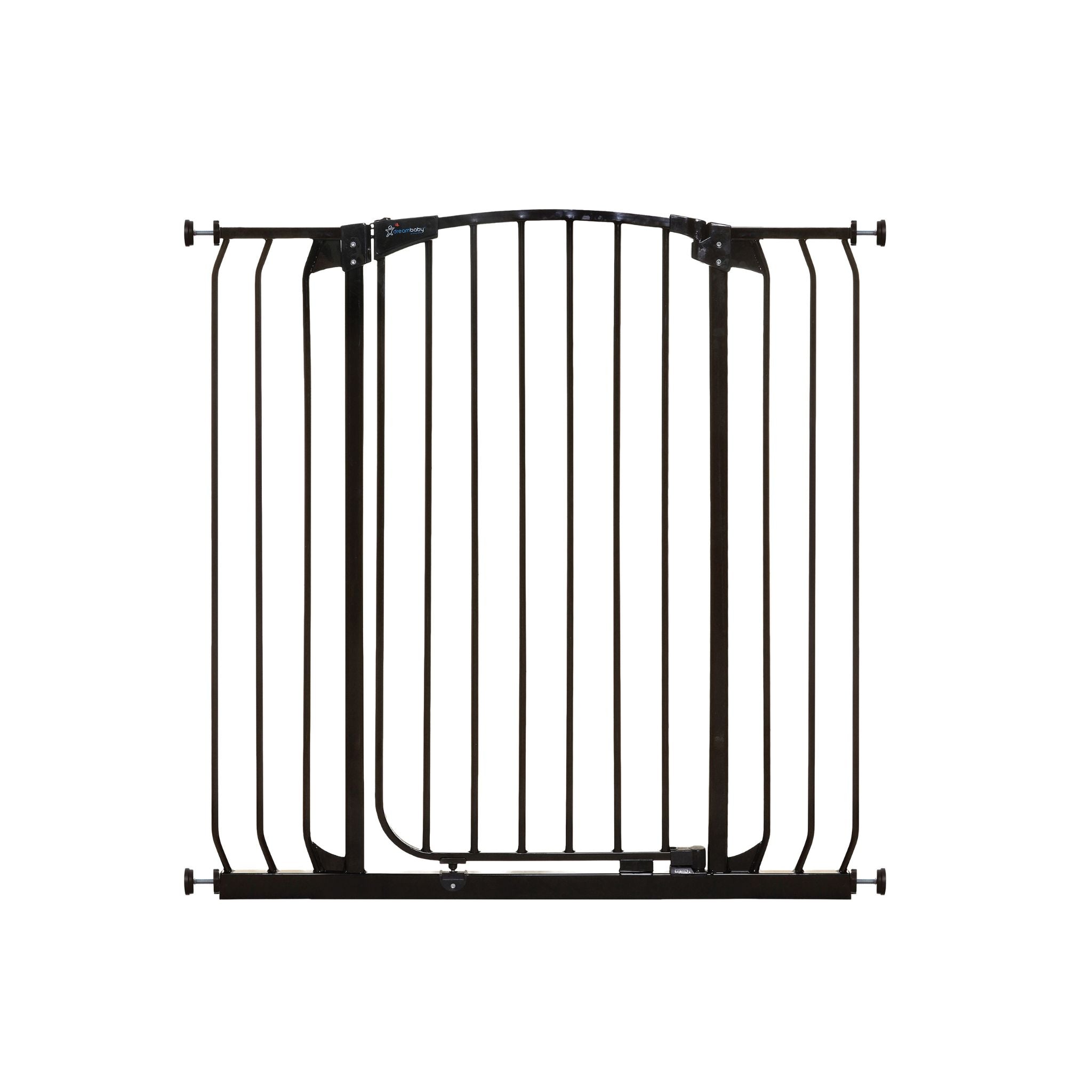 Chelsea Xtra-Tall & Xtra- Wide Hallway Auto-Close Security Gate - Black