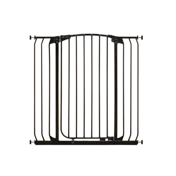 Chelsea Xtra-Tall & Xtra- Wide Hallway Auto-Close Security Gate - Black