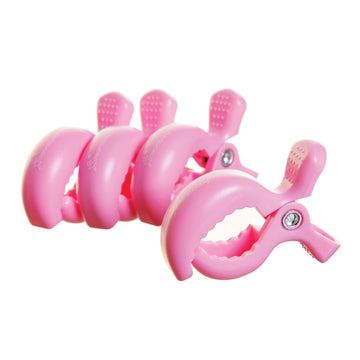 Strollerbuddy® Stroller Clips – 4 Pack, Pink