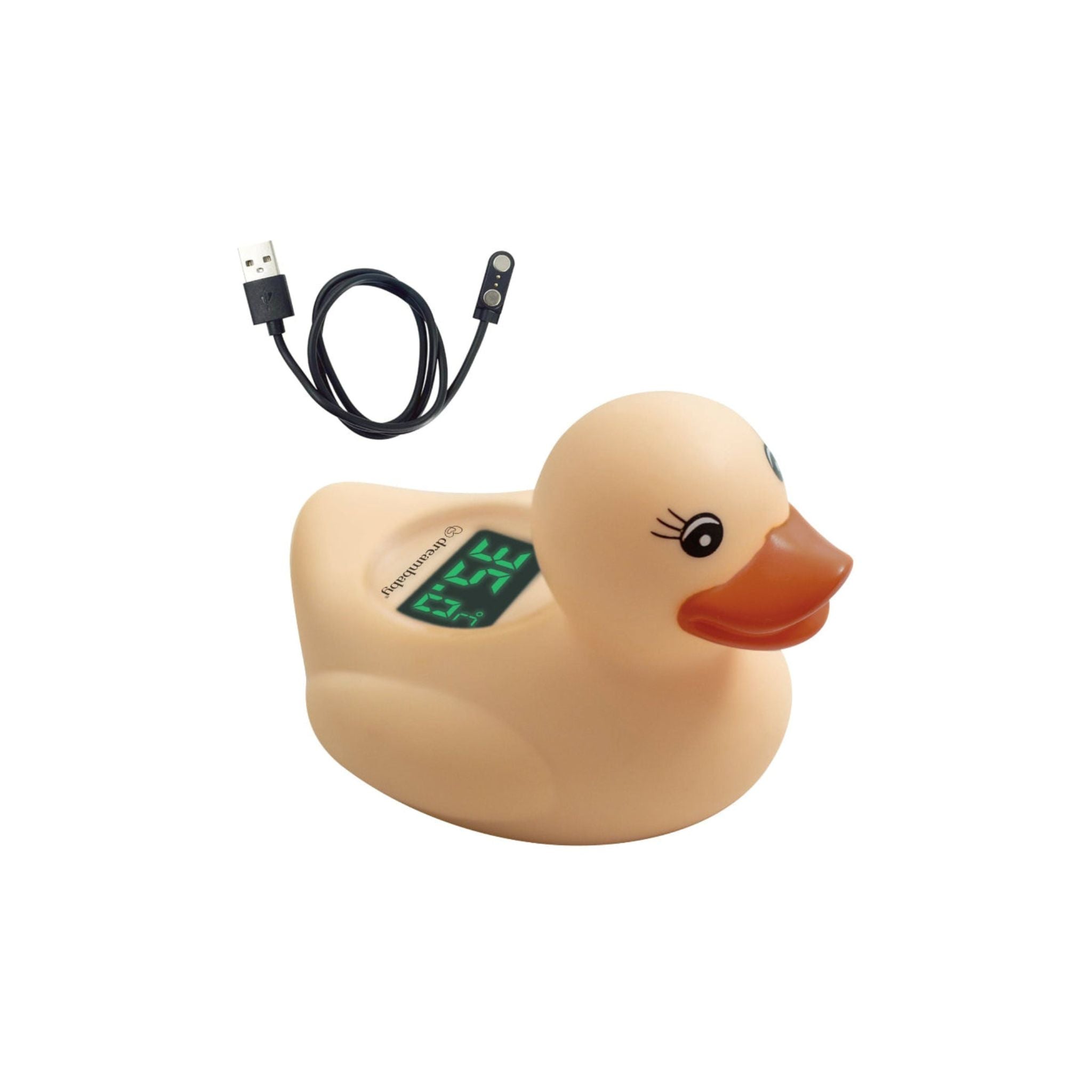 Room & Bath USB Thermometer Duck Peach