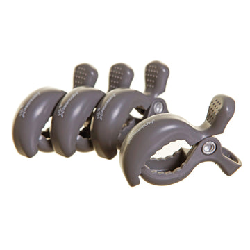 Strollerbuddy® Stroller Clips – 4 Pack, Grey