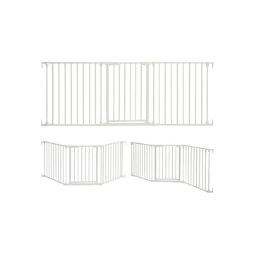 Dreambaby Discovery 76.5" Extra Wide 3 Panel Adapta-Gate® - White