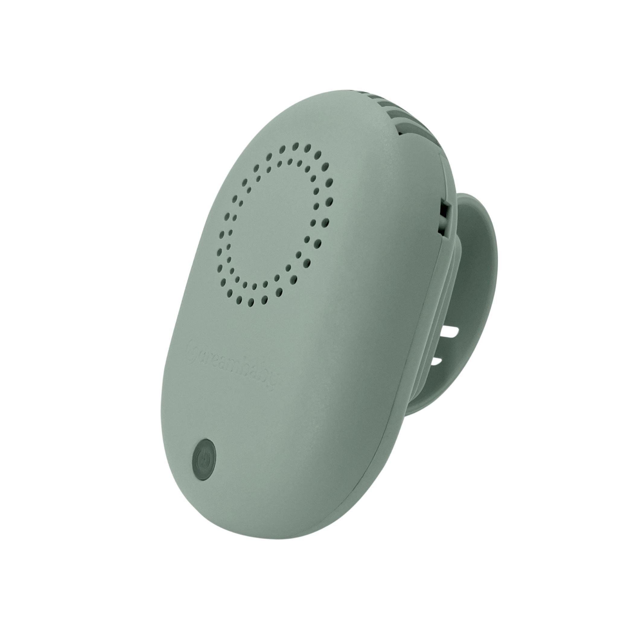 Breezz-to-Go USB Rechargeable Bladeless Baby Fan with Swivel Strap – Sage