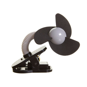 Clip-On Stroller Fan - Black/Grey