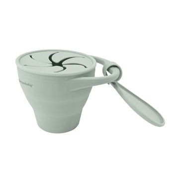 Silicone Pop-Up Snack Cup – Seafoam