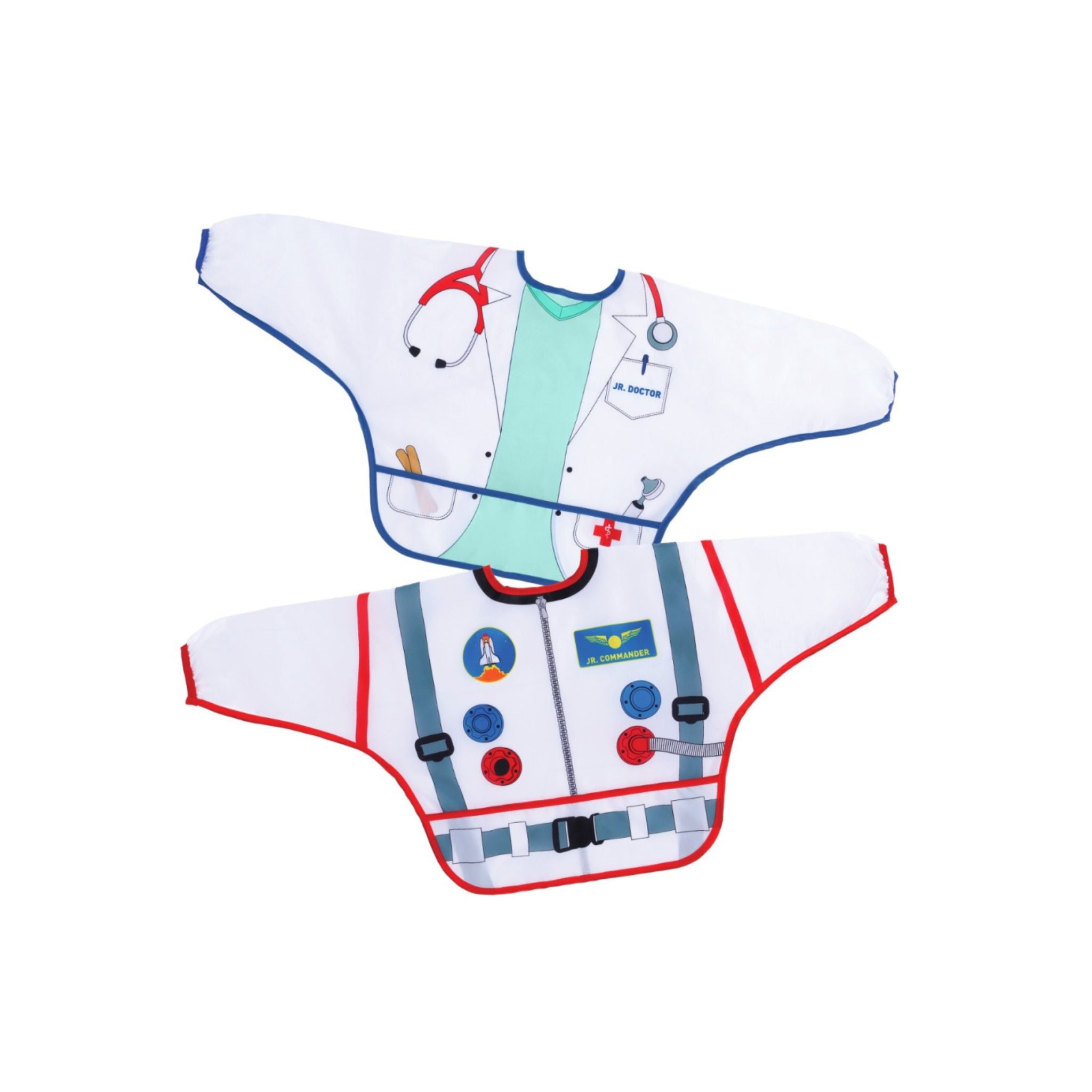 Character Bibs/Smocks with Sleeves - Zookeeper & Doctor