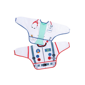 Character Bibs/Smocks with Sleeves - Zookeeper & Doctor