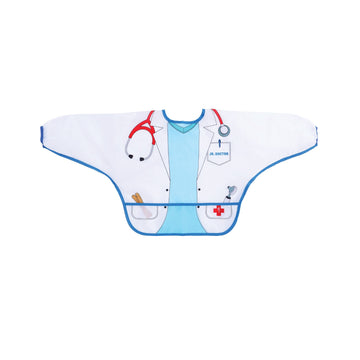 Food & Fun Character Bibs/Smocks With Sleeves 2 Pack - Doctor & Vet