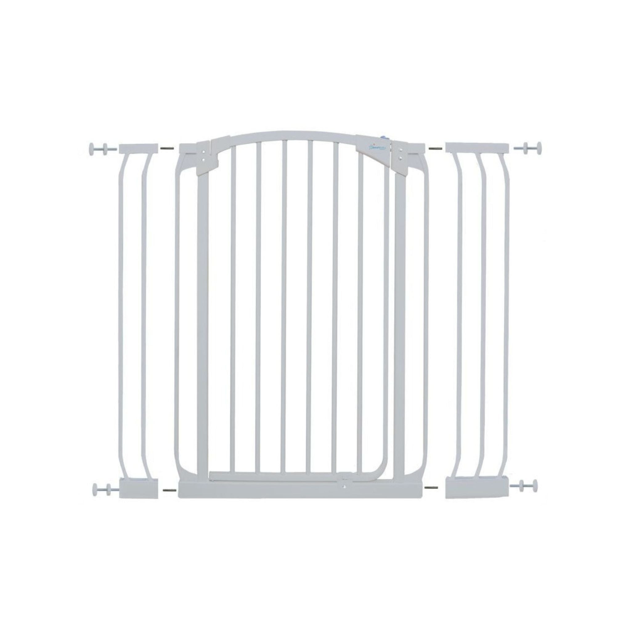 Chelsea Xtra-Tall White Gate & Extension Set (1 Gate 2 Extensions)