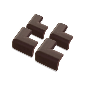 Classic Foam Corner Protectors - 4 Pack, Brown