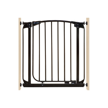 Chelsea 28-32in Auto Close Metal Baby Gate - Black